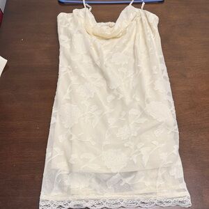 Cream Lacy Vintage Feel Dress